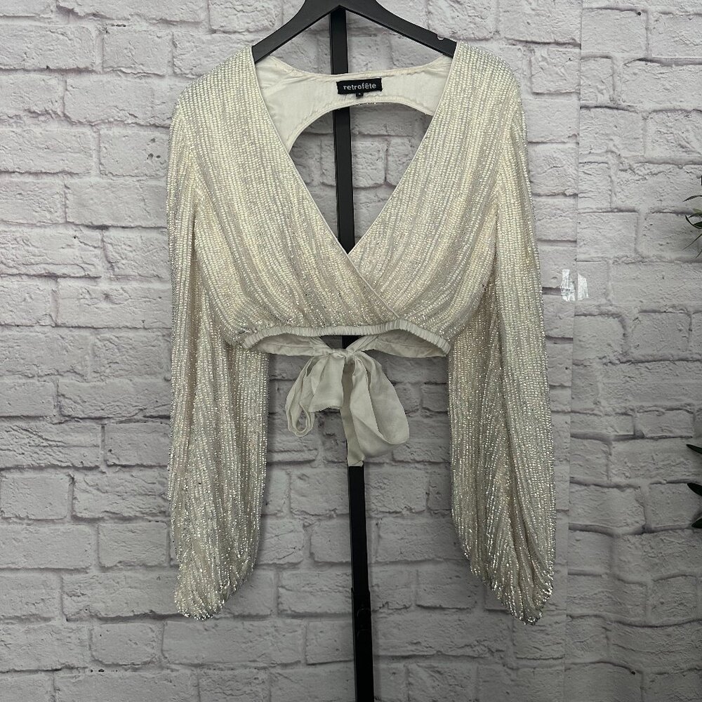 Retrofete Viva Sequin Top
